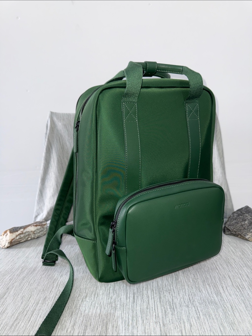 Monos Dark Green Metro Laptop backpack